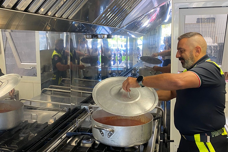 zato protezione civile basso garda cucina mobile